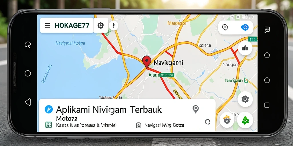 Antarmuka HOKAGE77 yang memudahkan navigasi motor.