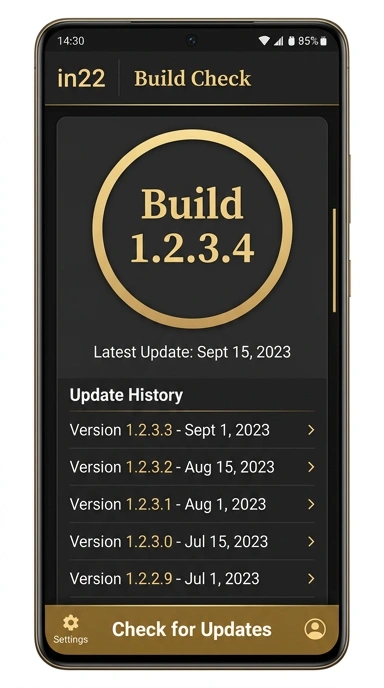 Riwayat Versi Aplikasi in22 untuk Pengguna Android